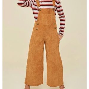 Hayden Girls Wide-Leg Corduroy Overall